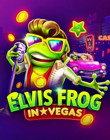 Elvis Frog in Vegas met kikkerkoning van BGaming